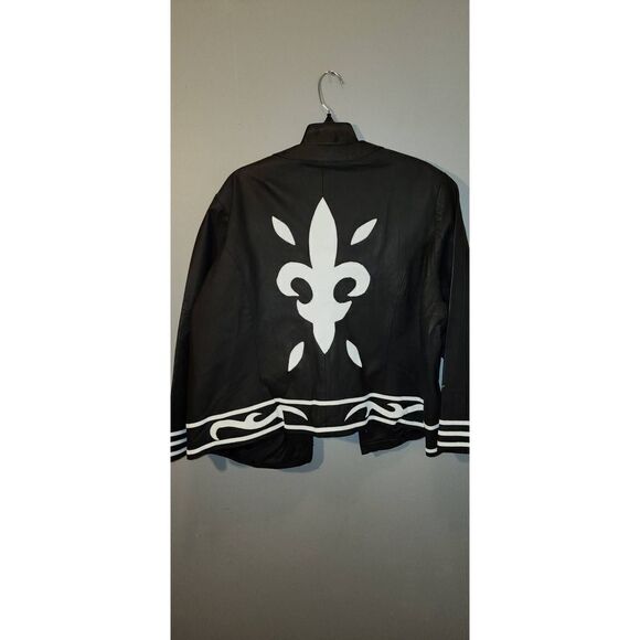 Vanna White Collection Leather Blazer - Picture 5 of 7